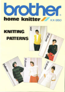Brother Home Knitter Kx350 Knitting Patterns 7Mm