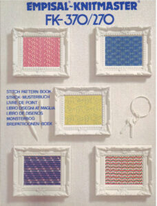 Empisal Knitmaster Fk-370-270 Pattern Book