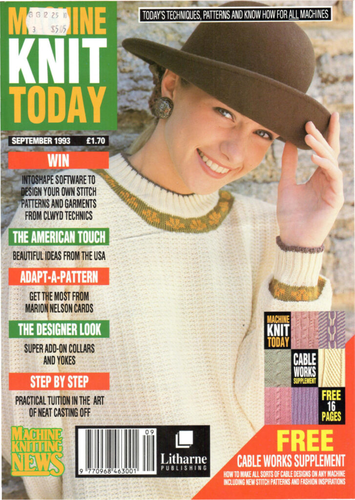 Machine Knit Today Magazine 1993.09 300dpi ClearScan OCR Machine Knit Today Magazine 1993.09 300dpi ClearScan OCR