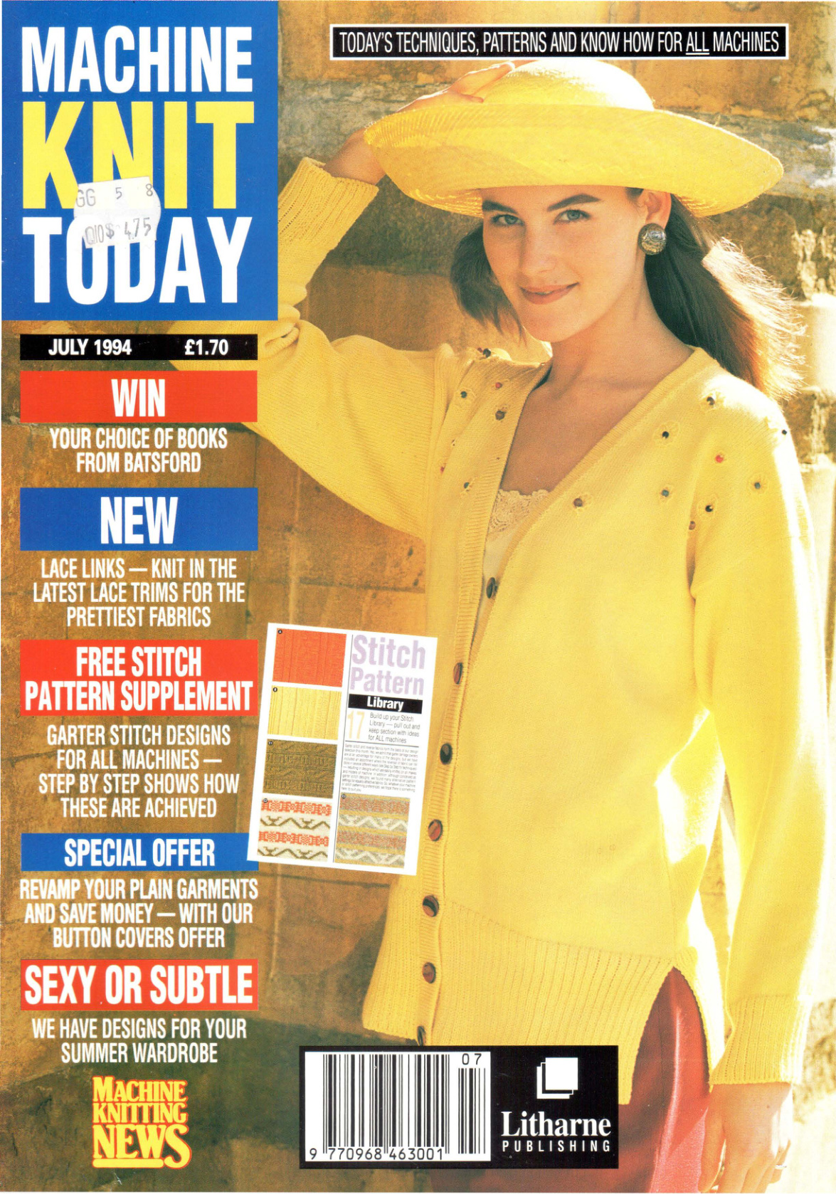 Machine Knit Today Magazine 1994.07 300dpi ClearScan OCR Machine Knit Today Magazine 1994.07 300dpi ClearScan OCR