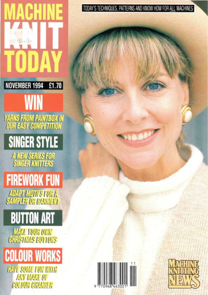 Machine Knit Today Magazine 1994.11 300dpi ClearScan OCR Machine Knit Today Magazine 1994.11 300dpi ClearScan OCR