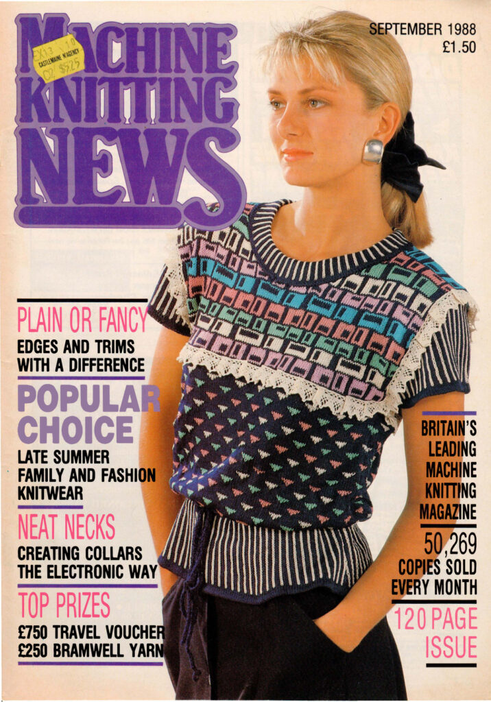 Machine Knitting News Magazine 1988.09 300dpi ClearScan OCR Machine Knitting News Magazine 1988.09 300dpi ClearScan OCR