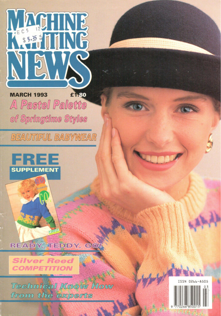 Machine Knitting News Magazine 1993.03 300dpi ClearScan OCR Machine Knitting News Magazine 1993.03 300dpi ClearScan OCR