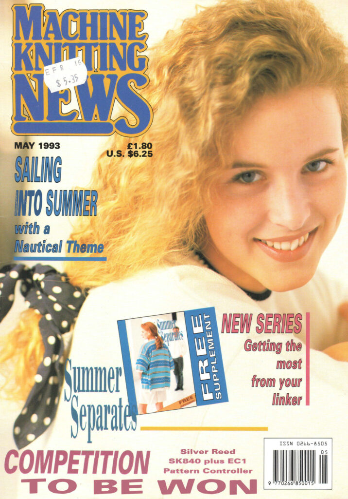 Machine Knitting News Magazine 1993.05 300dpi ClearScan OCR Machine Knitting News Magazine 1993.05 300dpi ClearScan OCR