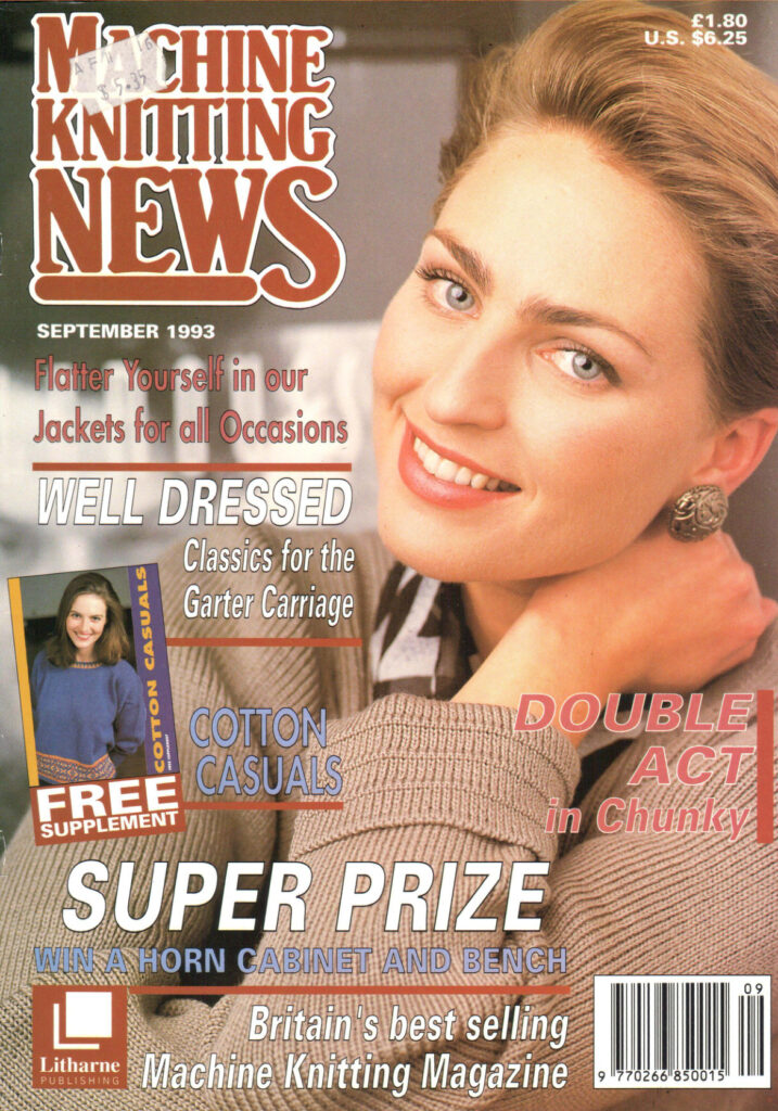 Machine Knitting News Magazine 1993.09 300dpi ClearScan OCR Machine Knitting News Magazine 1993.09 300dpi ClearScan OCR