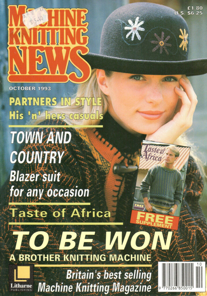 Machine Knitting News Magazine 1993.10 300dpi ClearScan OCR Machine Knitting News Magazine 1993.10 300dpi ClearScan OCR