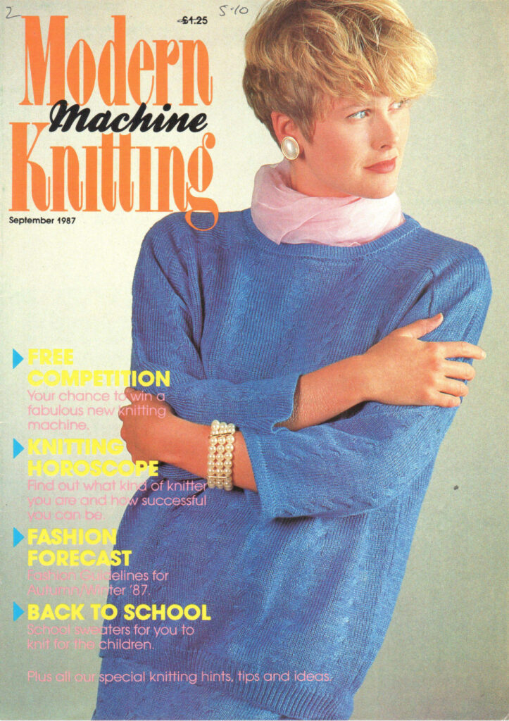 Modern Machine Knitting Magazine 1987 09 Modern Machine Knitting Magazine 1987 09