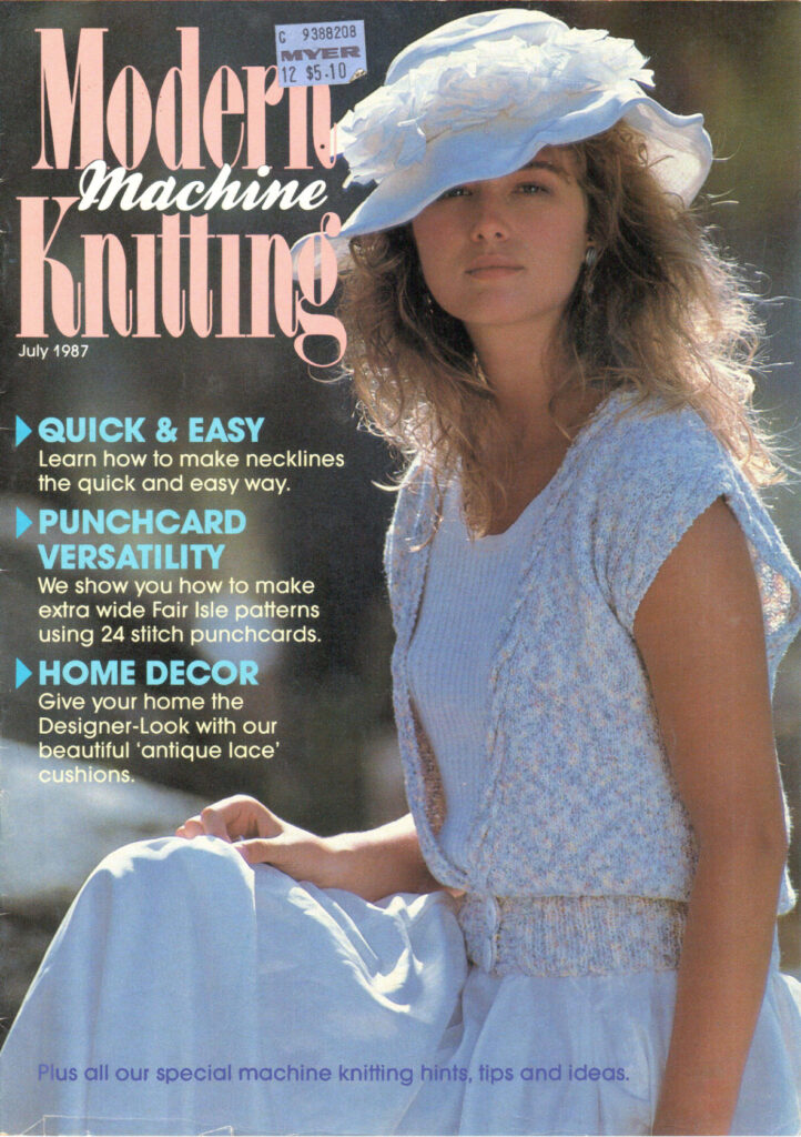 Modern Machine Knitting Magazine 1987.07 300dpi ClearScan OCR Modern Machine Knitting Magazine 1987.07 300dpi ClearScan OCR