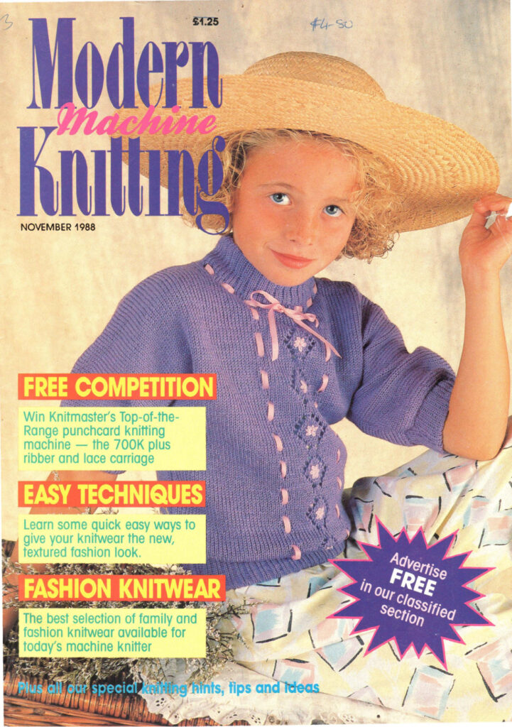 Modern Machine Knitting Magazine 1988 11 Modern Machine Knitting Magazine 1988 11