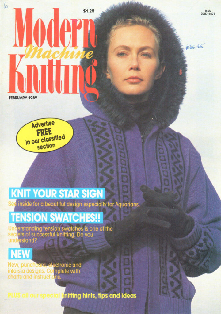 Modern Machine Knitting Magazine 1989 02 Modern Machine Knitting Magazine 1989 02