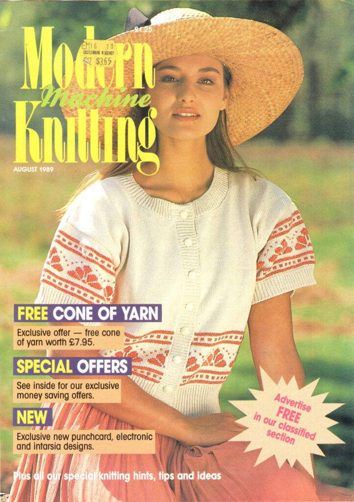 Modern Machine Knitting Magazine 1989 08 Modern Machine Knitting Magazine 1989 08