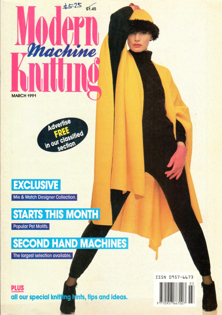 Modern Machine Knitting Magazine 1991 03 Modern Machine Knitting Magazine 1991 03