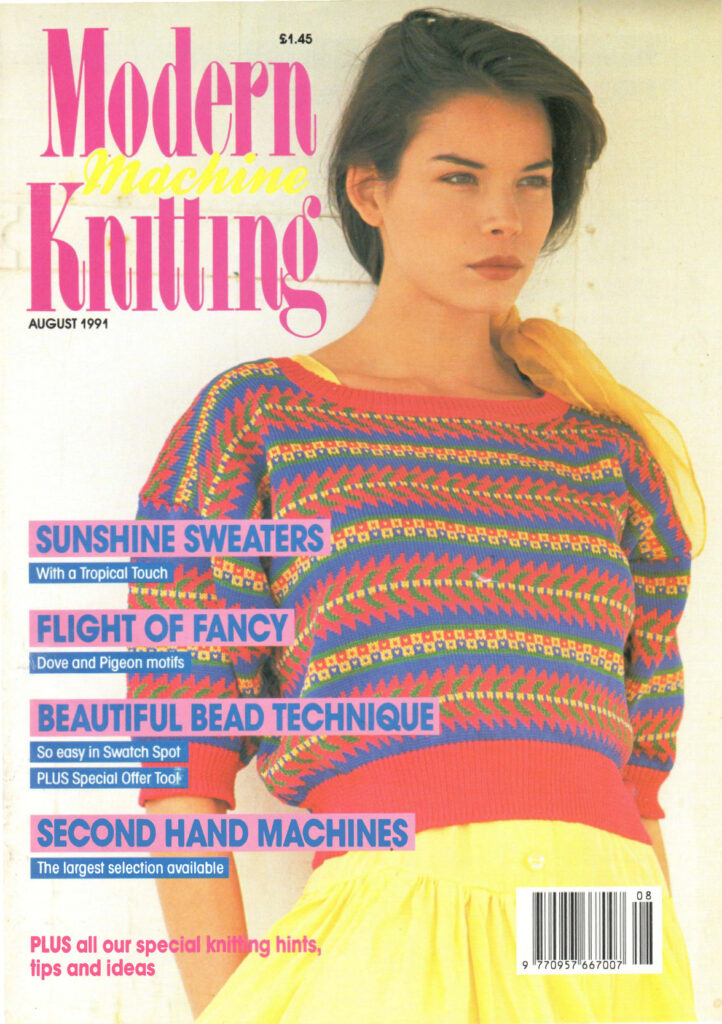Modern Machine Knitting Magazine 1991.08 300dpi ClearScan OCR Modern Machine Knitting Magazine 1991.08 300dpi ClearScan OCR