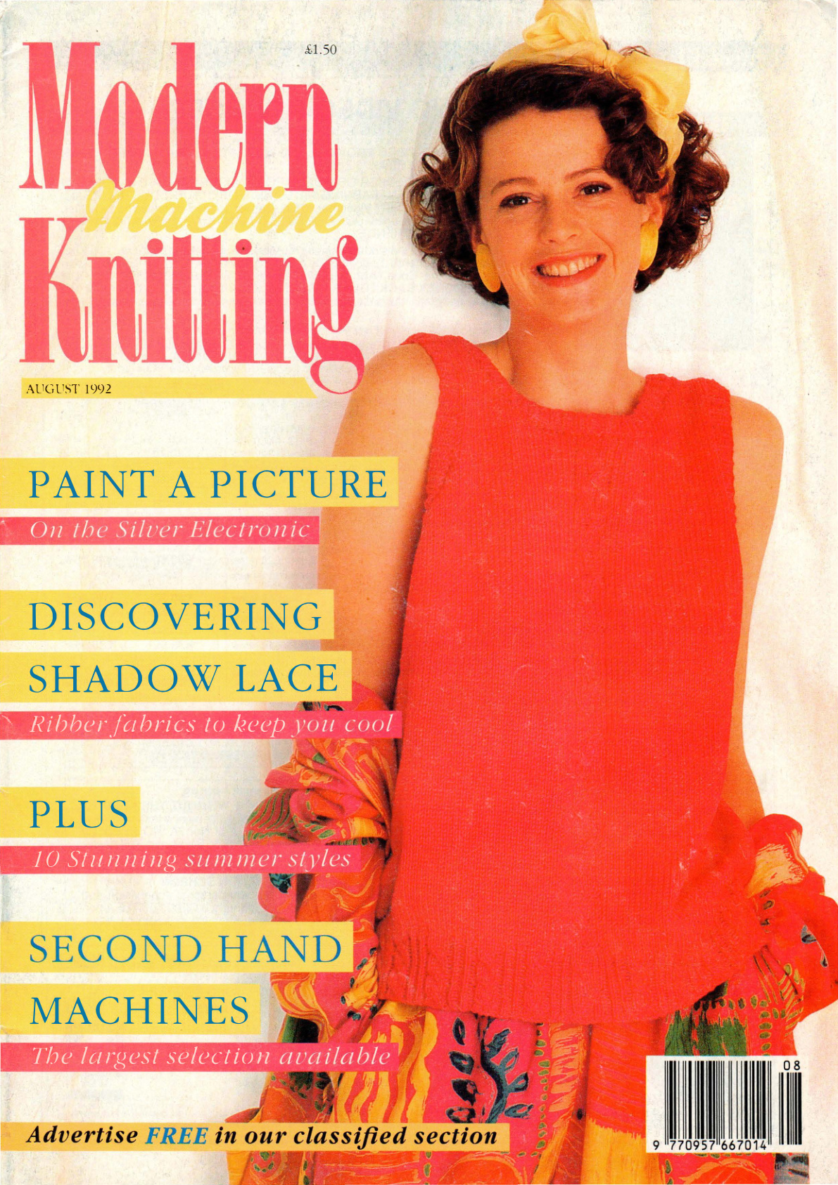 Modern Machine Knitting Magazine 1992 08 Modern Machine Knitting Magazine 1992 08