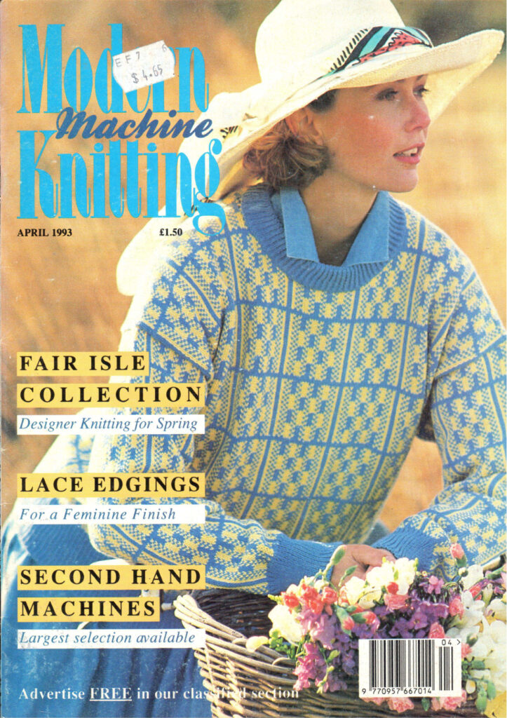 Modern Machine Knitting Magazine 1993.04 300dpi ClearScan OCR Modern Machine Knitting Magazine 1993.04 300dpi ClearScan OCR