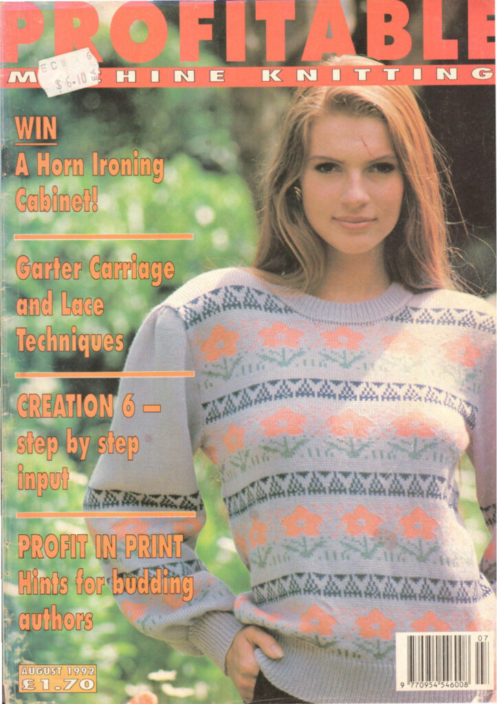Profitable Machine Knitting Magazine 1992.08 300dpi ClearScan OCR Profitable Machine Knitting Magazine 1992.08 300dpi ClearScan OCR