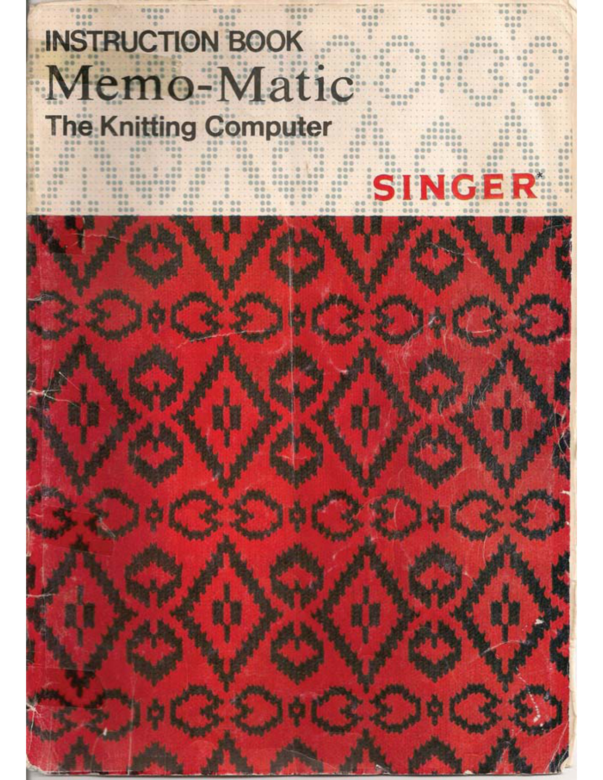 Singer 321 Memomatic Knitting Machine Instruction Manual - Machine ...