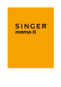 Singer 600 Memo Ii Pattern Book And Instruction Manual